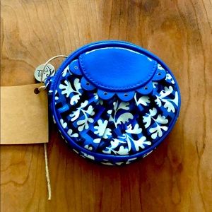 Vera Bradley coin purse frill collection blue